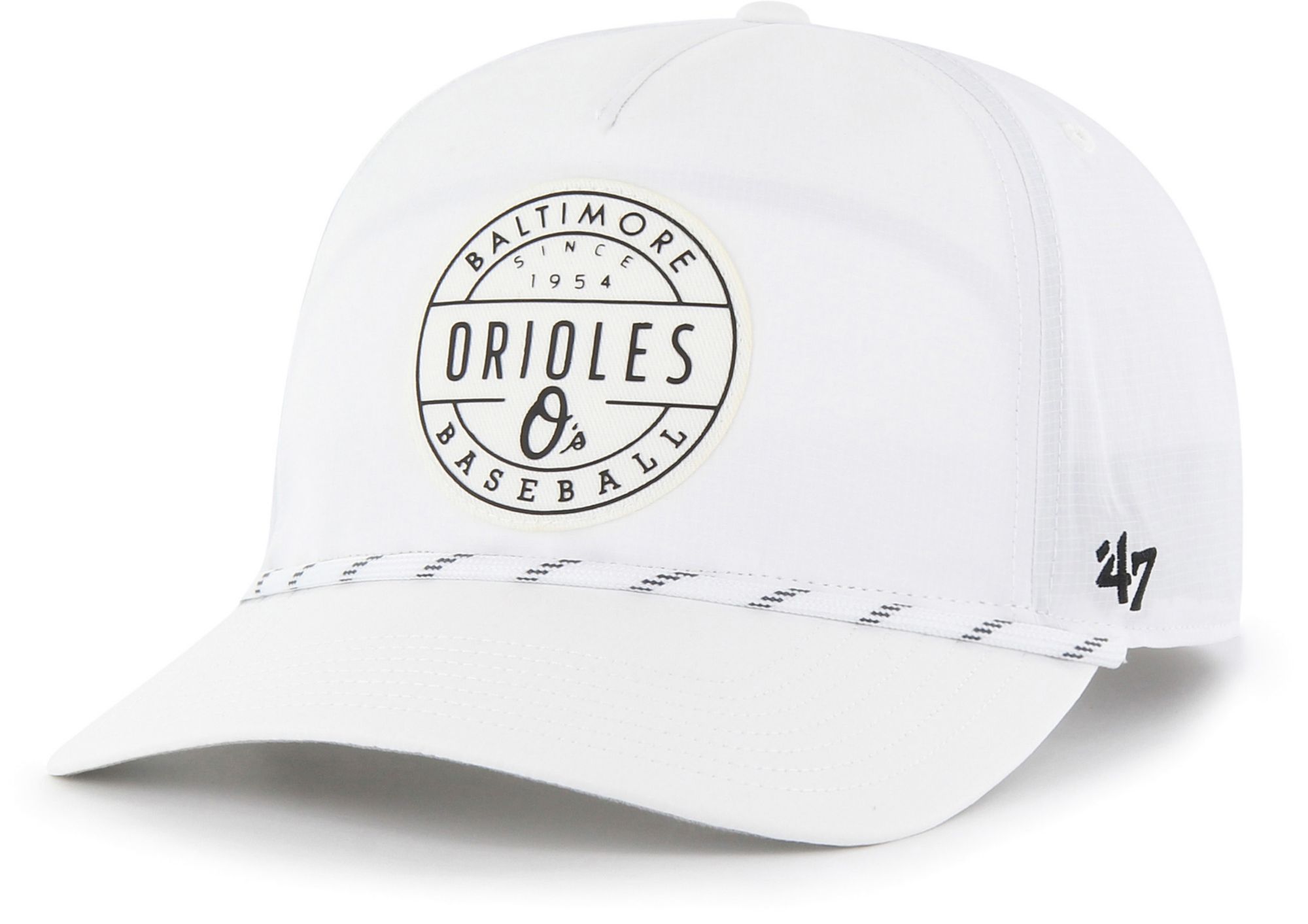 47 Brand / Men's Baltimore Orioles White Suburbia Captian DT Adjustable Hat