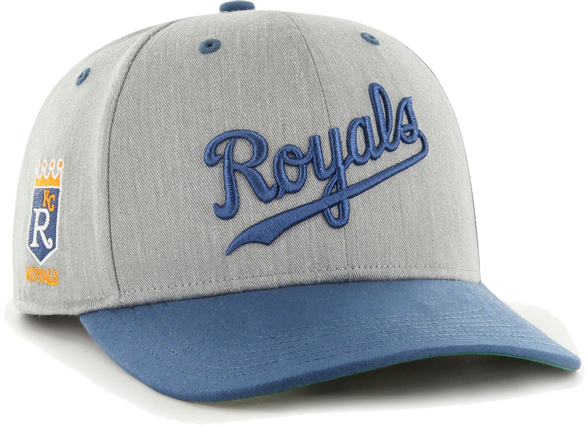 47 Brand Men's Kansas City Royals Gray Flyout Adjustable Hat