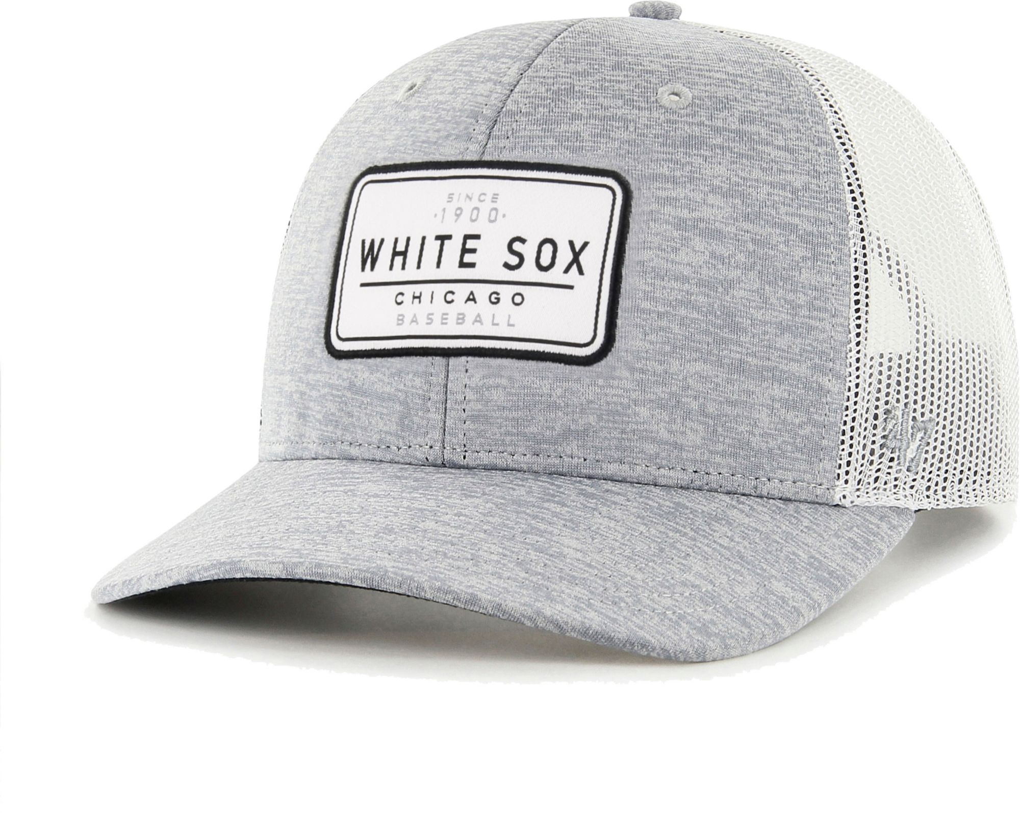 47 Brand / Men's Chicago White Sox Gray Harrington Adjustable Trucker Hat