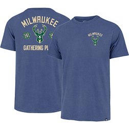 '47 Men's 2022-23 City Edition Milwaukee Bucks Royal Backer T-Shirt