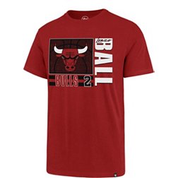 ‘47 Men's Chicago Bulls Lonzo Ball #2 Red Super Rival T-Shirt