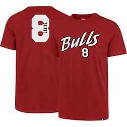 ‘47 Men's Chicago Bulls Zach LaVine #8 Red Super Rival T-Shirt