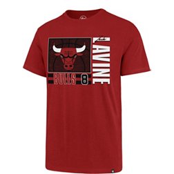 ‘47 Men's Chicago Bulls Zach LaVine #8 Red Super Rival T-Shirt