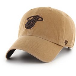 ‘47 Men's Miami Heat Tan Clean Up Adjustable Hat