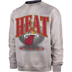 '47 Men's Miami Heat Grey Smoke Out Sweatshirt