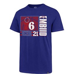 Dick's Sporting Goods Nike Men's 2021-22 City Edition Philadelphia 76ers  Joel Embiid #21 Blue Cotton T-Shirt