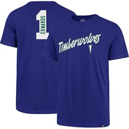 ‘47 Men's Minnesota Timberwolves Anthony Edwards #1 Royal T-Shirt
