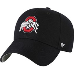 '47 Men's Ohio State Buckeyes Black MVP Adjustable Hat
