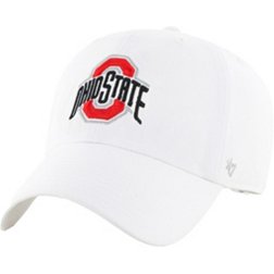 '47 Men's Ohio State Buckeyes White Clean Up Adjustable Hat