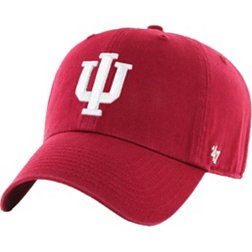‘47 Men's Indiana Hoosiers Crimson Clean Up Adjustable Hat