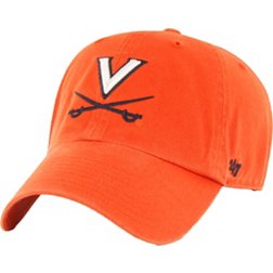 ‘47 Men's Virginia Cavaliers Orange Clean Up Adjustable Hat