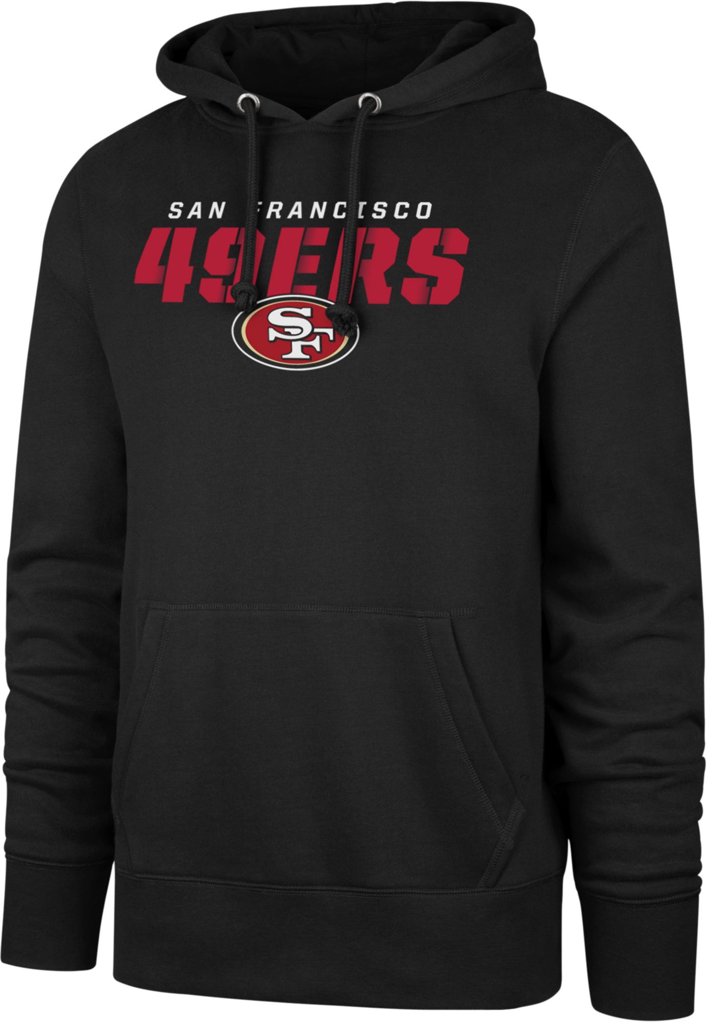 47 Brand / Men's San Francisco 49ers Traction Black Pullover Hoodie