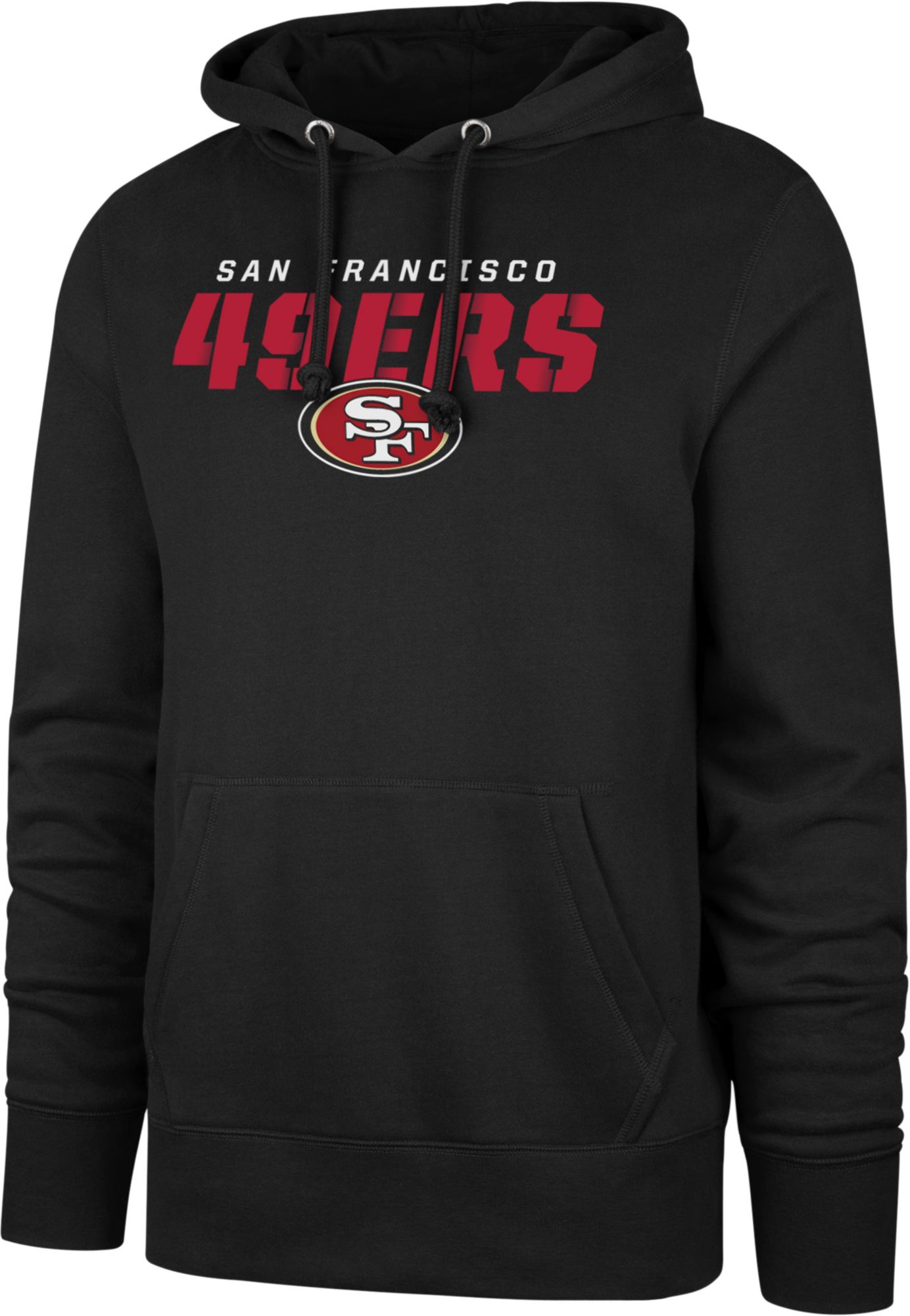 Men's San Francisco 49ers Traction Black Pullover Hoodie