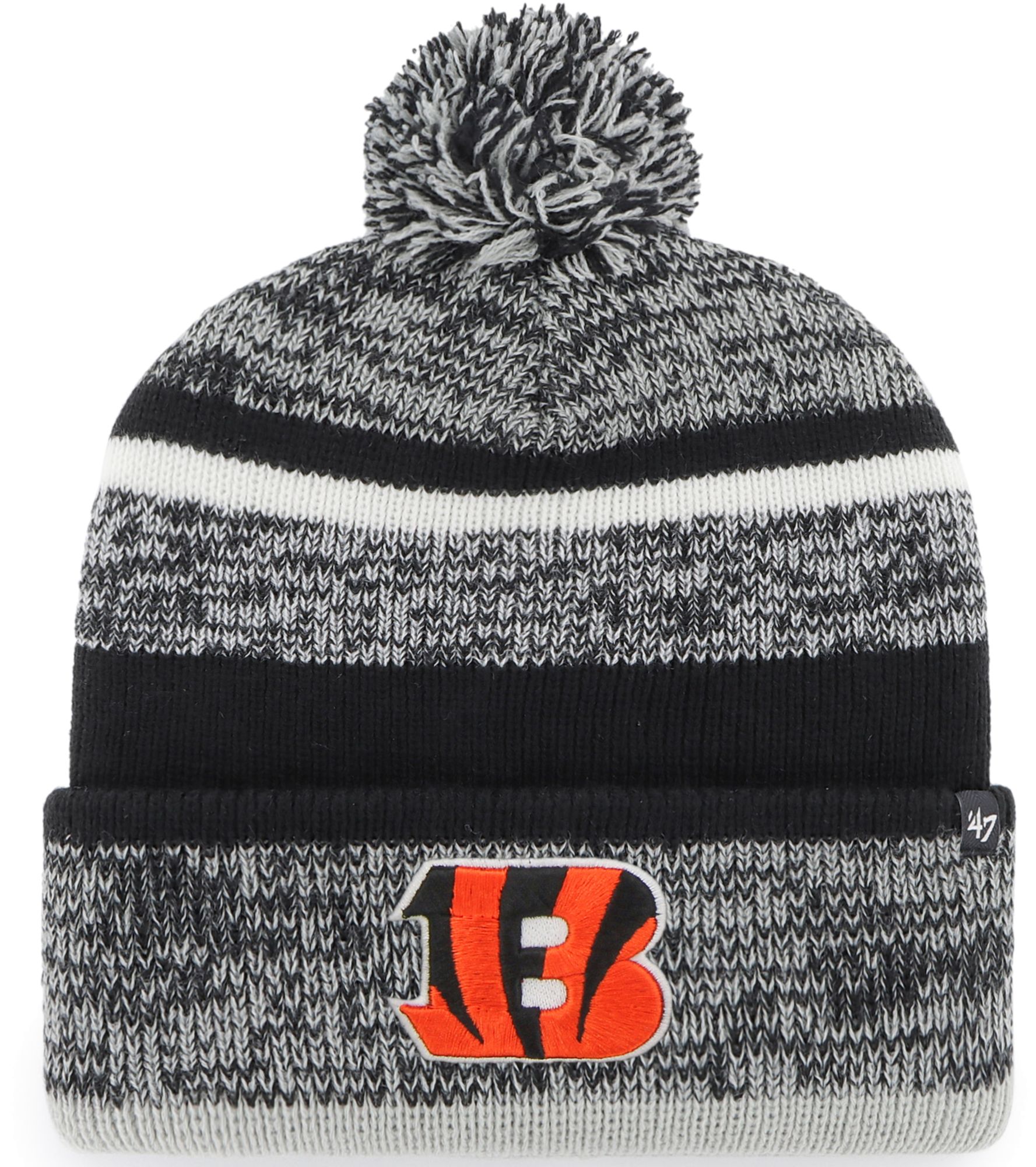 '47 Men's Cincinnati Bengals Northward Cuffed Black Beanie