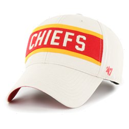 '47 Men's Kansas City Chiefs Crossroad MVP White Adjustable Hat