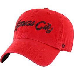'47 Men's Kansas City Chiefs City Script Red Adjustable Hat