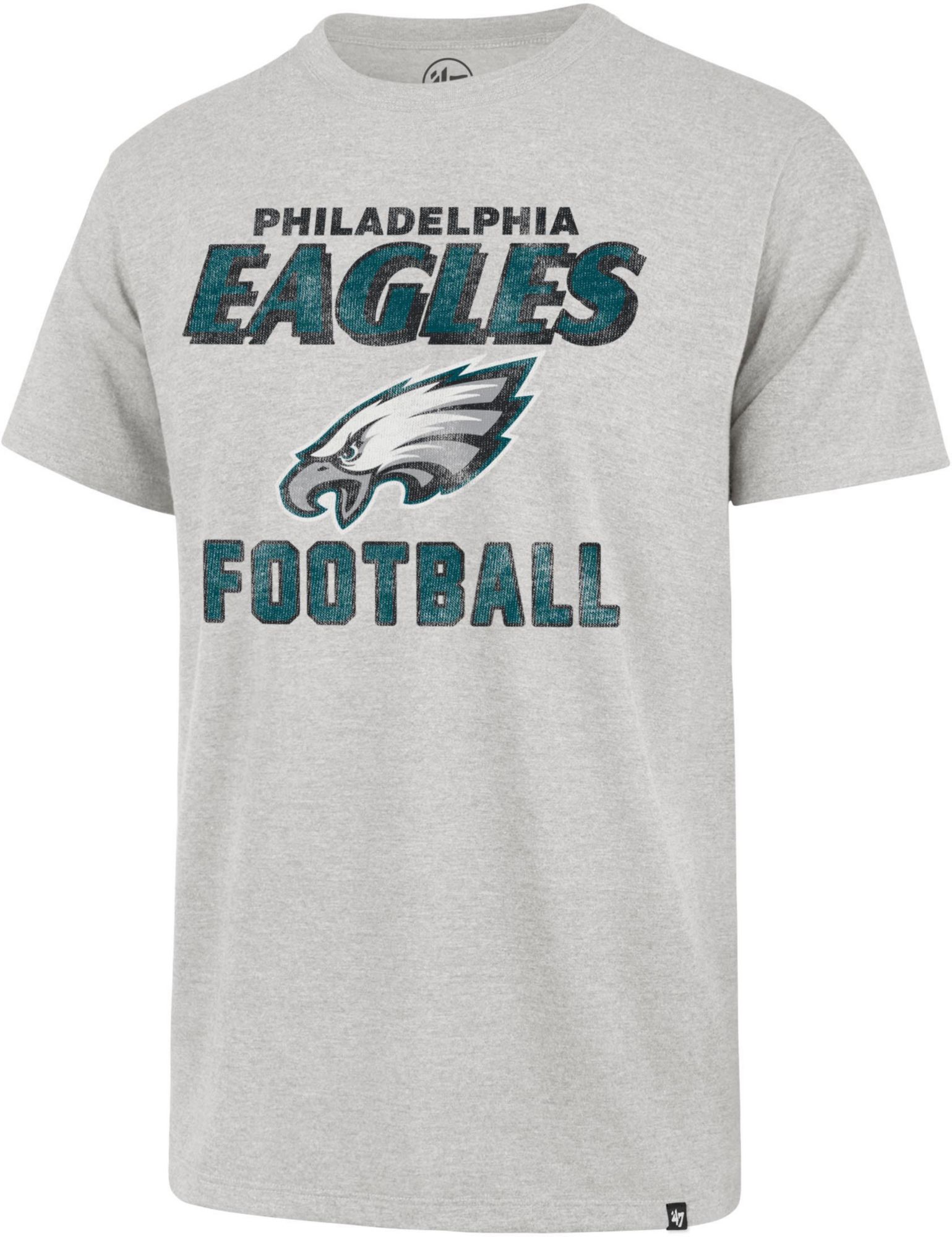 '47 Men's Philadelphia Eagles Dozer Franklin Grey T-Shirt