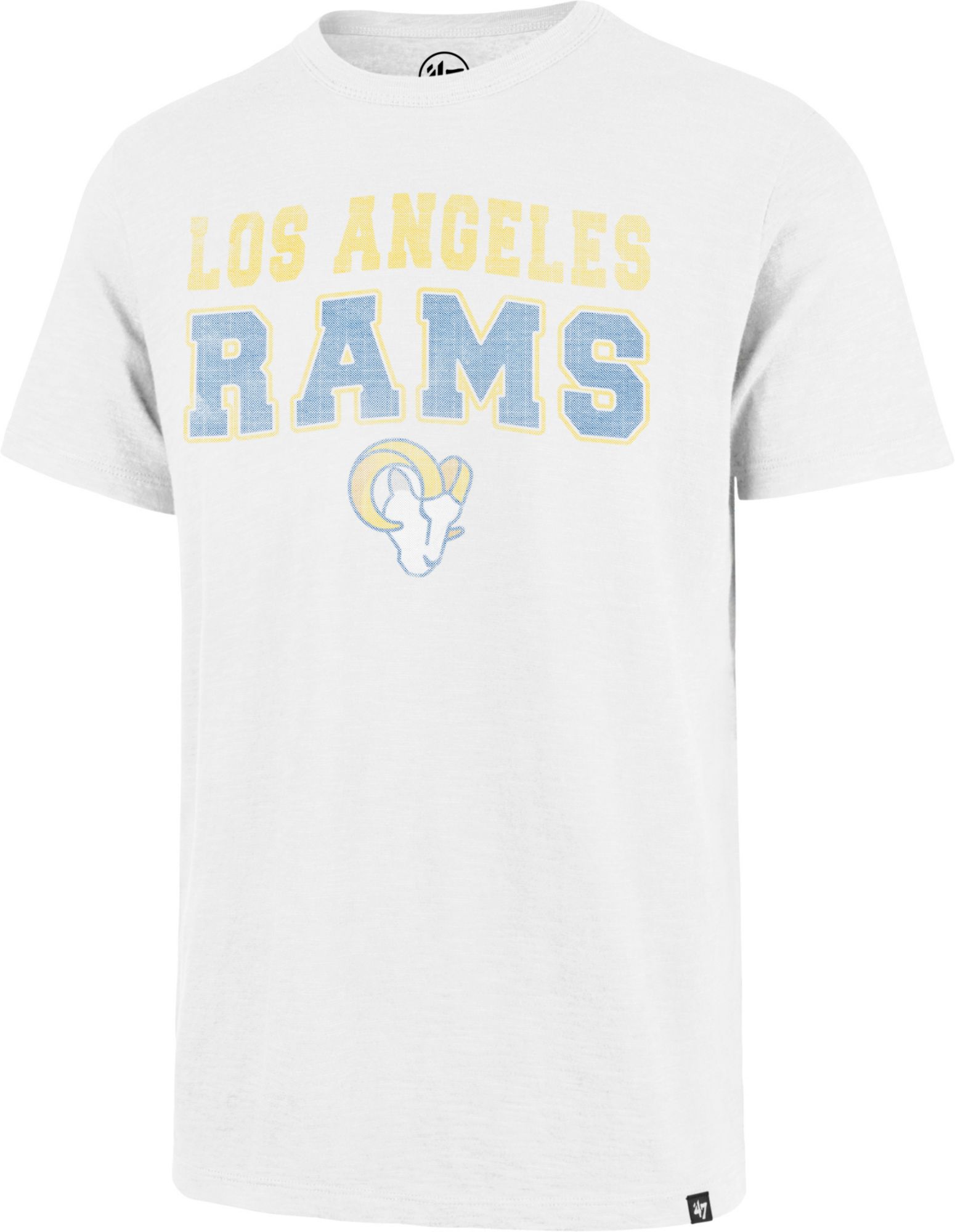 47 Brand / Men's Los Angeles Rams Stadium Wave White T-Shirt
