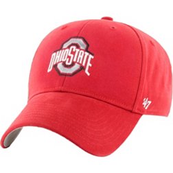 ‘47 Men's Ohio State Buckeyes Scarlet Basic MVP Adjustable Hat