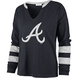 '47 Women's Atlanta Braves Blue Celeste Long Sleeve T-Shirt