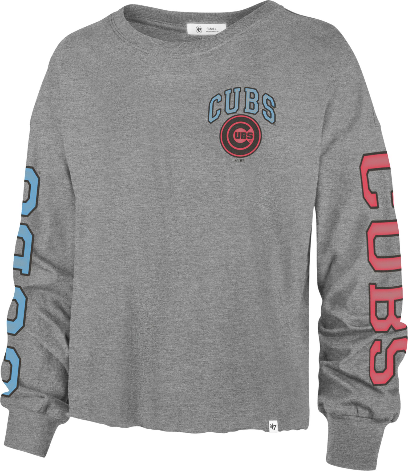 47 Brand / Women's Chicago Cubs Gray Parkway Long Sleeve T-Shirt