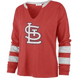 '47 Women's St. Louis Cardinals Red Celeste Long Sleeve T-Shirt