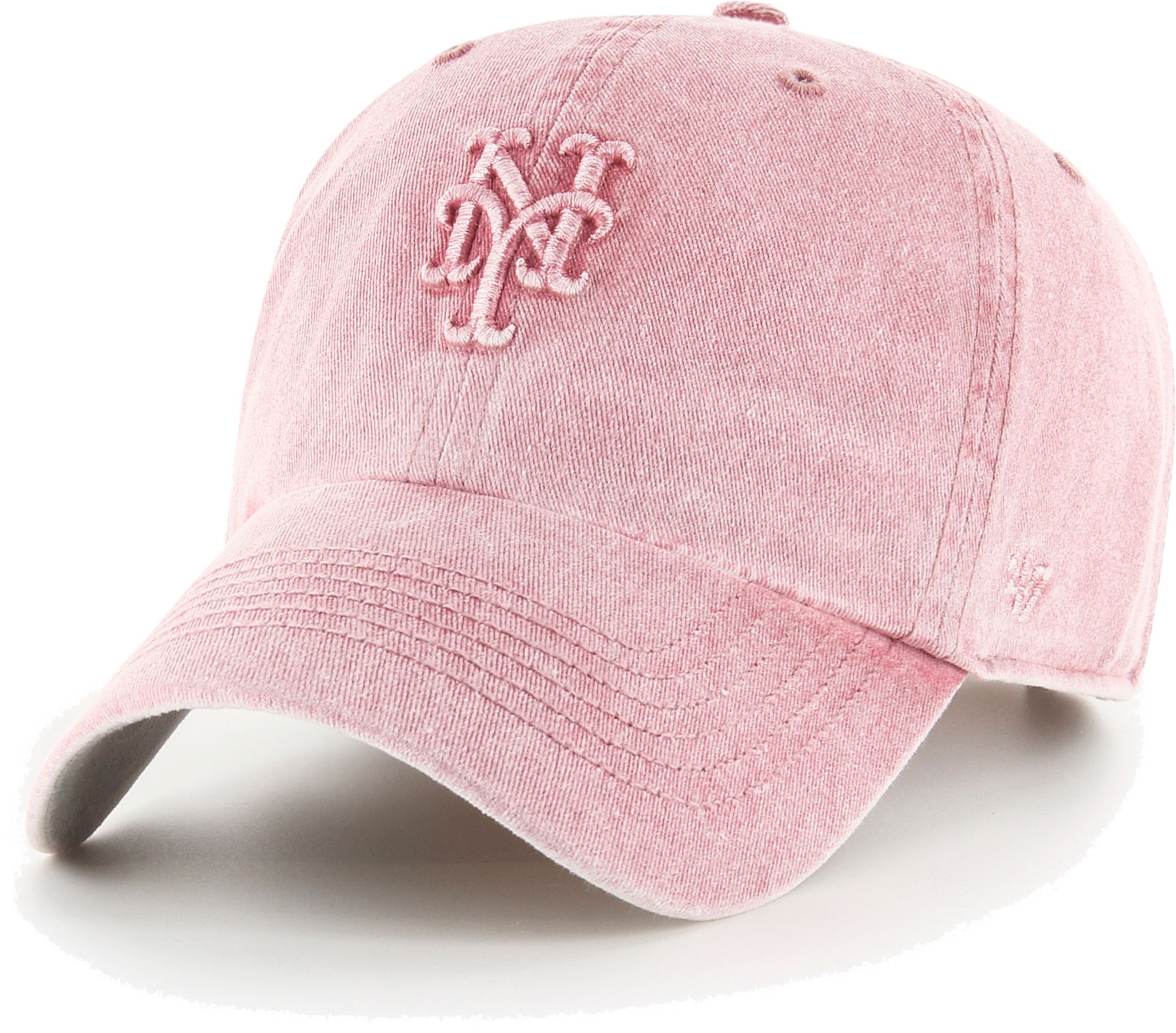 47 Brand / Women's New York Mets Pink Mist Clean Up Adjustable