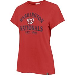 47 Women's Washington Nationals Red Fade Frankie T-Shirt