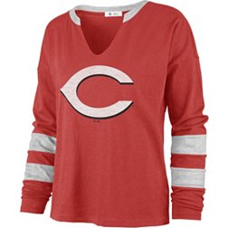 '47 Women's Cincinnati Reds Red Celeste Long Sleeve T-Shirt