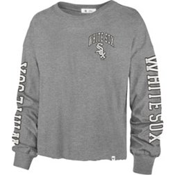 '47 Women's Chicago White Sox Gray Parkway Long Sleeve T-Shirt