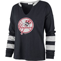 '47 Women's New York Yankees Blue Celeste Long Sleeve T-Shirt