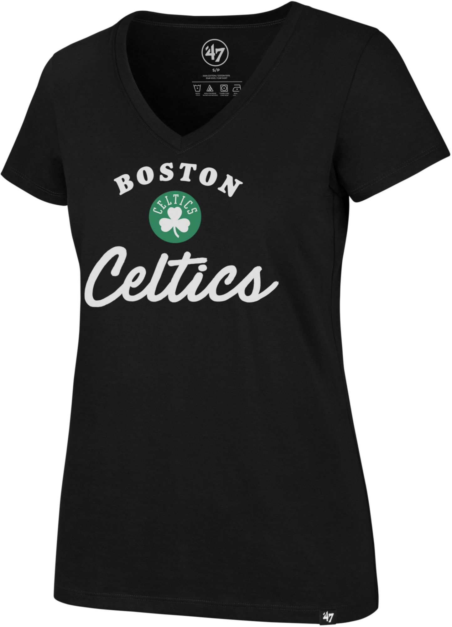 Dick's Sporting Goods '47 Women's Boston Celtics Black Script T-Shirt