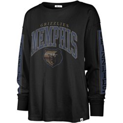 '47 Women's 2022-23 City Edition Memphis Grizzlies Black Long Sleeve T-Shirt