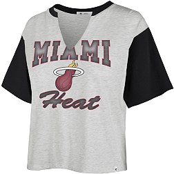 Miami Heat Women's NBA Short Sleeve Biblend V Notch Scoop Neck Tee