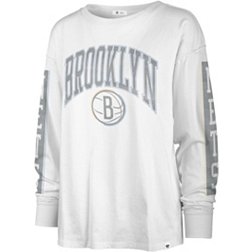 '47 Women's 2022-23 City Edition Brooklyn Nets White Long Sleeve T-Shirt
