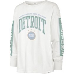 '47 Women's 2022-23 City Edition Detroit Pistons Tan Long Sleeve T-Shirt