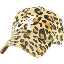 ‘47 Alabama Crimson Tide Gold Cheetah Clean Up Adjustable Hat