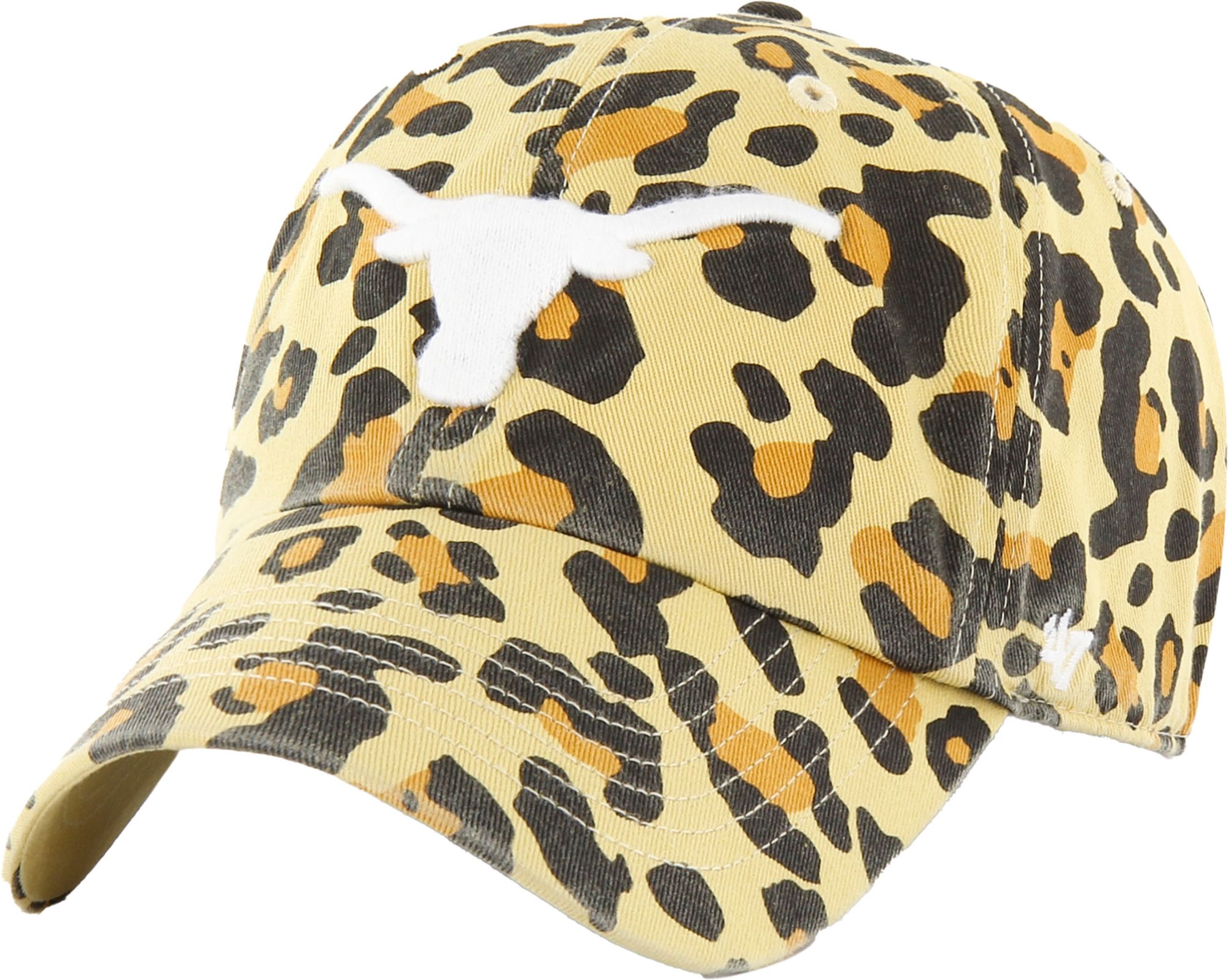 47 Brand / Texas Longhorns Gold Cheetah Clean Up Adjustable Hat