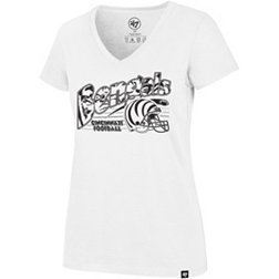 '47 Women's Cincinnati Bengals Graphic Rival White T-Shirt