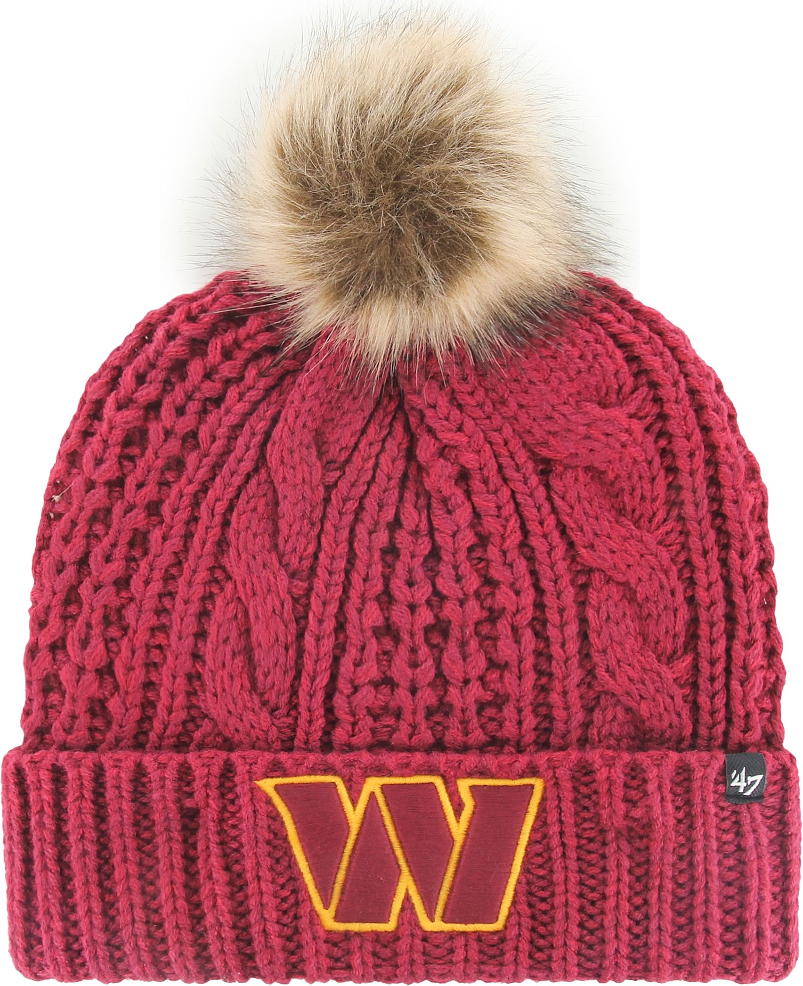 '47 Women's Washington Commanders Meeko Red Cuffed Knit Beanie