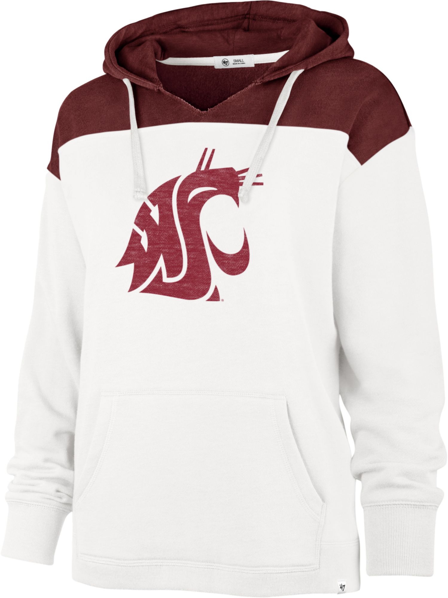 ‘47 Women's Washington State Cougars Sandstone Premier Kennedy Pullover Hoodie
