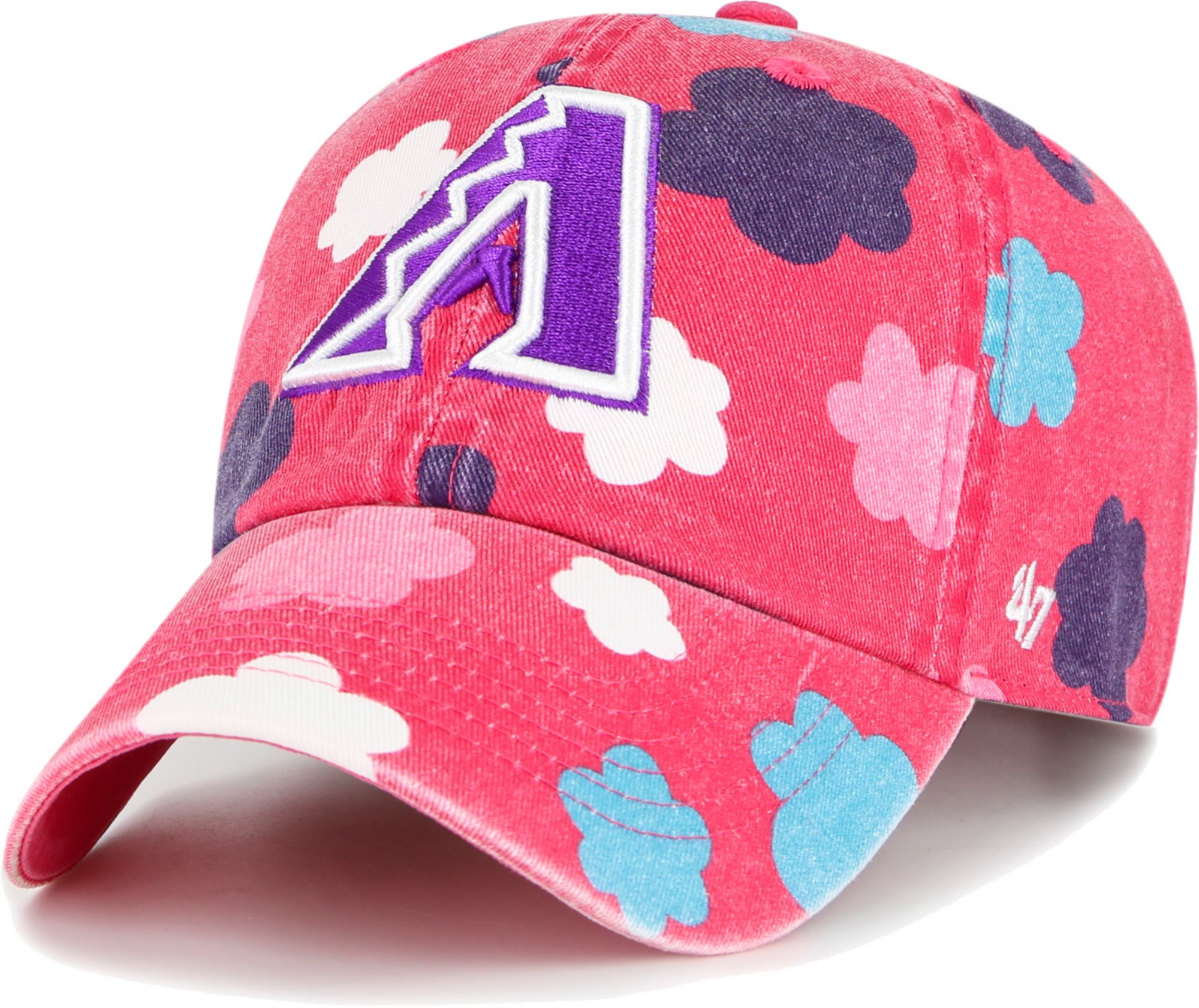 47 Brand / Youth Arizona Diamondbacks Pink Clean Up Adjustable Hat
