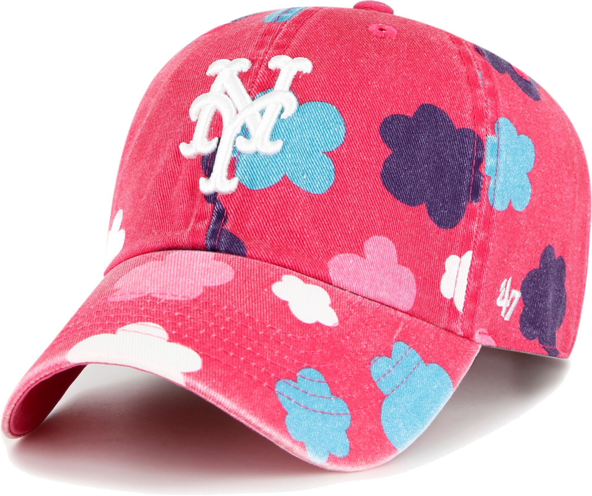 47 Brand / Youth New York Mets Pink Clean Up Adjustable Hat