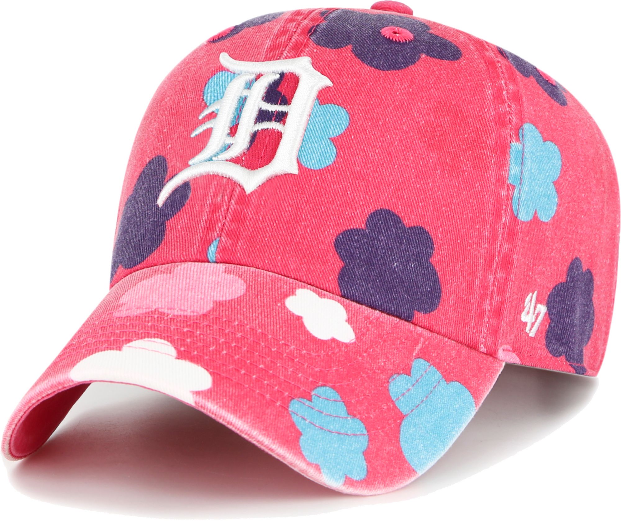 Detroit Tigers Youth 47 Brand Groovy Rainbow Clean Up Adjustable Hat