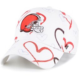 '47 Youth Cleveland Browns Adore Clean Up White Adjustable Hat