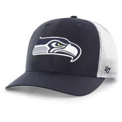 '47 Kid's Seattle Seahawks Adjustable Snapback Navy Trucker Hat