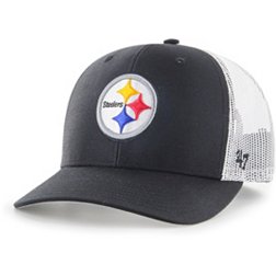 '47 Kid's Pittsburgh Steelers Adjustable Snapback Black Trucker Hat