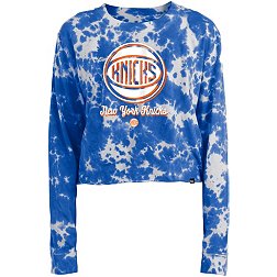 47 Women's New York Knicks Grey Dolly Cropped T-Shirt