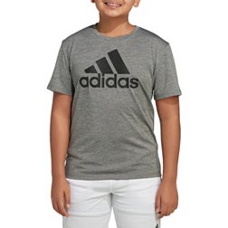 adidas Boys' Plus Size AEROREADY Melange Performance T-Shirt