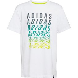 adidas Boys' Ripple Short Sleeve T-Shirt